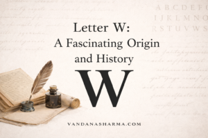 Letter W: A Fascinating Origin and History 1 Letter W